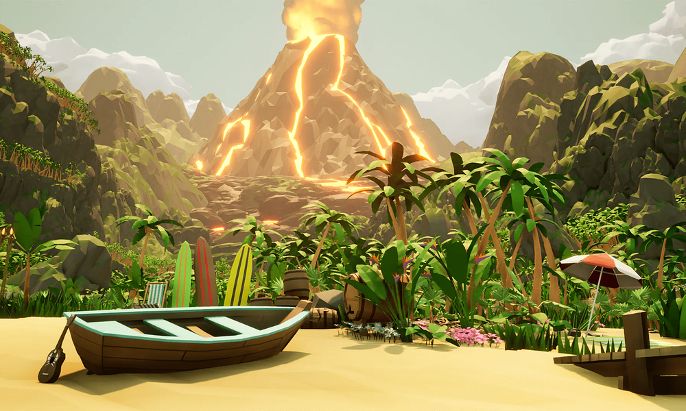 Low Poly Style Deluxe 2: Tropical Environment